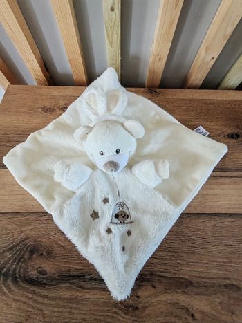 Ours baby nat déguisé capuche lapin
