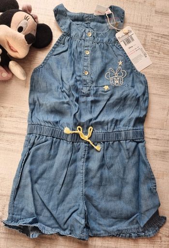 Combishort jean fluide 6 ans neuve