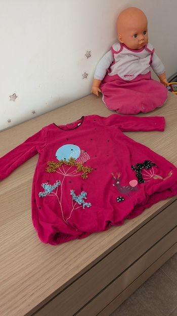 Robe rose taille 9 mois 