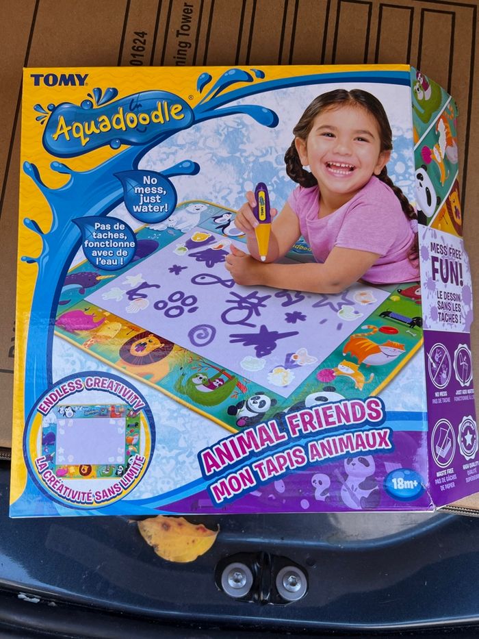 Tapis aquadoodle animaux - Dessiner sans se tacher ! - multicolore - photo numéro 2