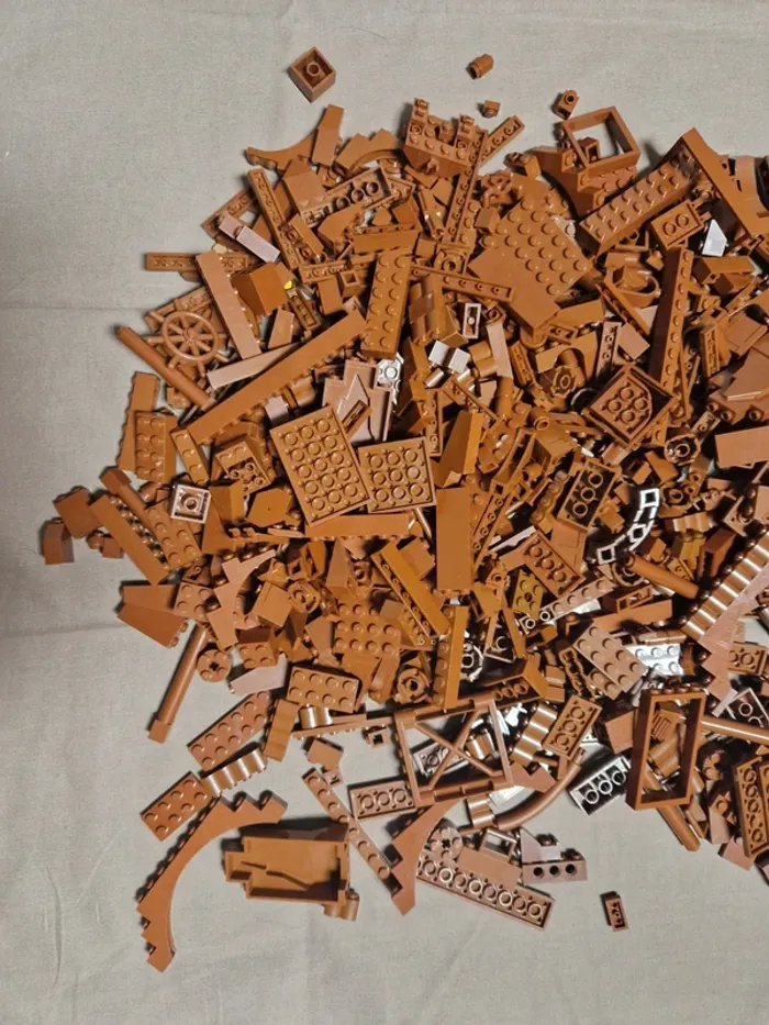 1kg lego vrac marron - photo numéro 2