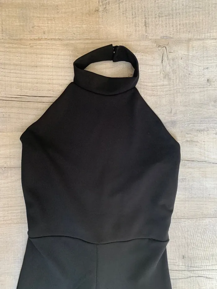 Combinaison noir pantalon col montant - photo numéro 2