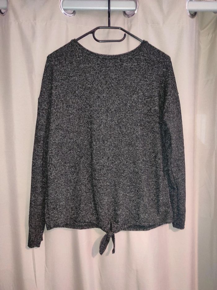 Pull gris - photo numéro 2