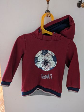 Sweat à capuche sergent major 3  ans