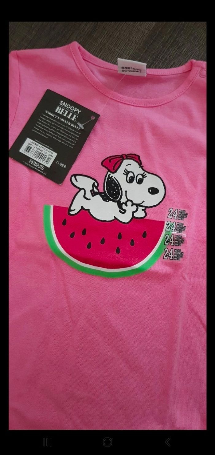 Tee-shirt Snoopy Z 24 mois - photo numéro 2