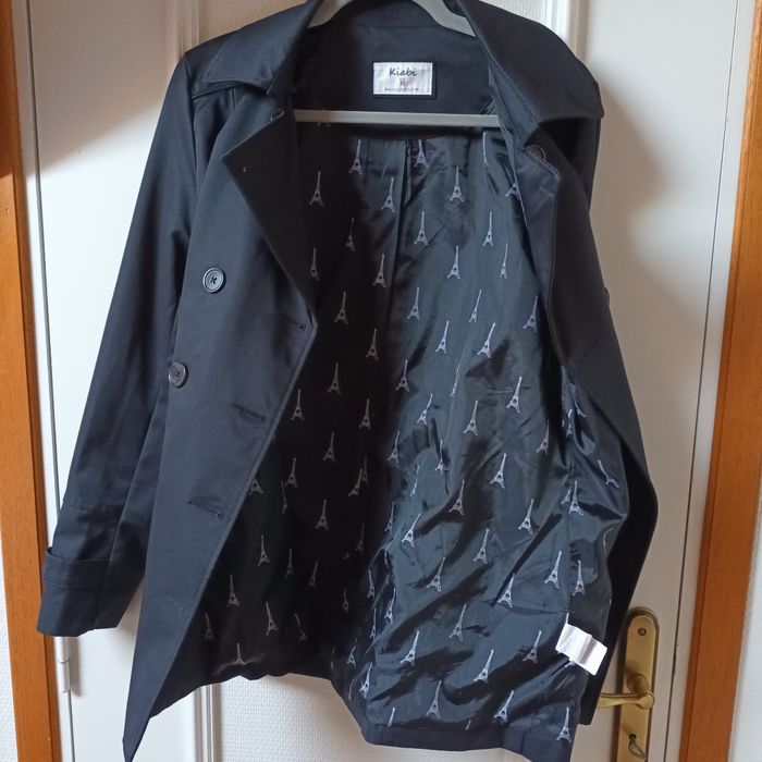 Trench  léger noir - photo numéro 2