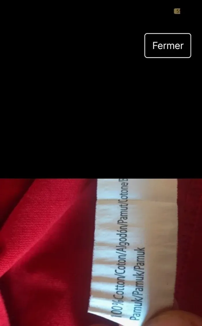 T-shirt  rouge manches longues 8 ans - photo numéro 4