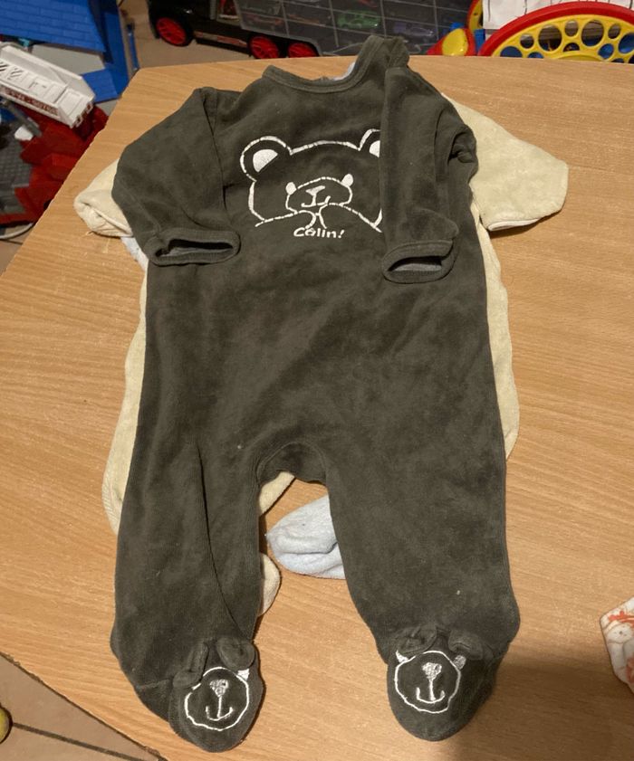 Lot de 6 pyjamas taille 3 mois - photo numéro 2