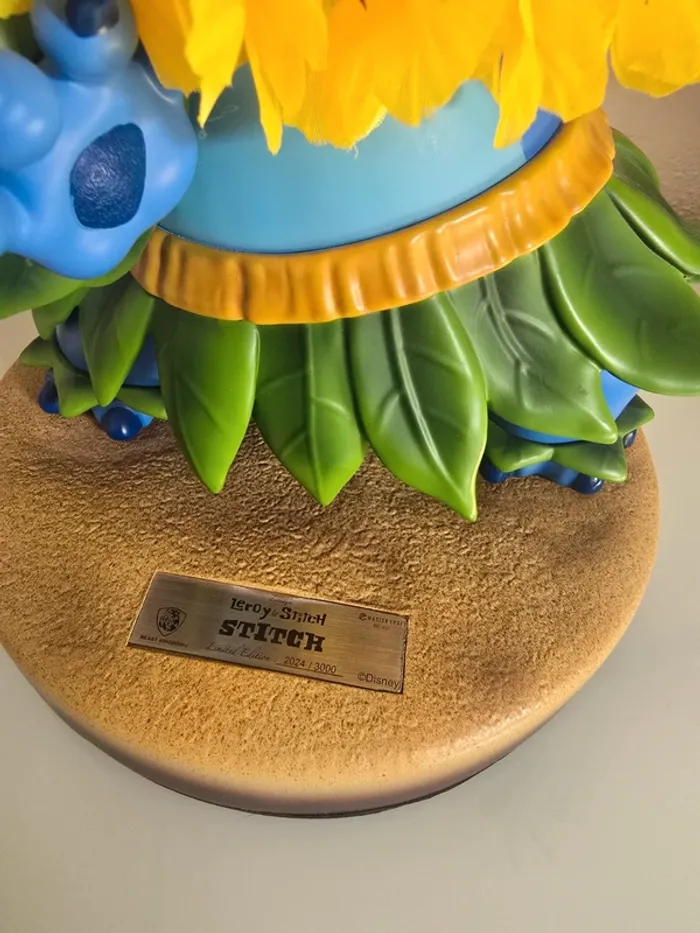 Stitch Hula Statue Beast Kingdom Disney 38Cm Master Craft - photo numéro 9