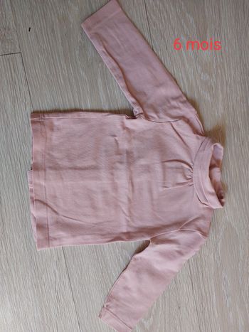 Sous pull rose clair