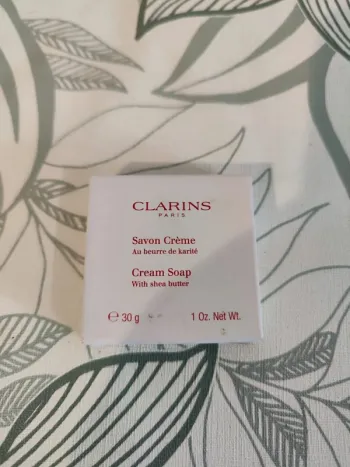 Clarins savon creme au beurre de karité 30g