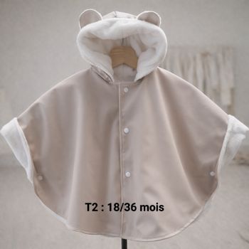 Poncho mixte 1/2 saison T2