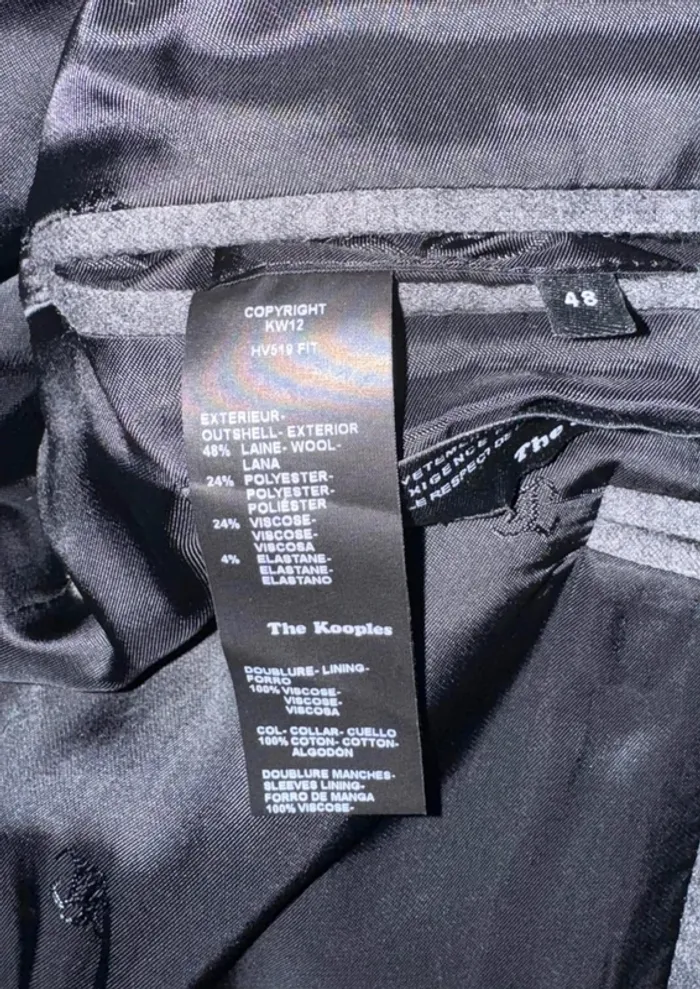 Veste de costume / Blazer The Kooples – Taille 48 - photo numéro 14