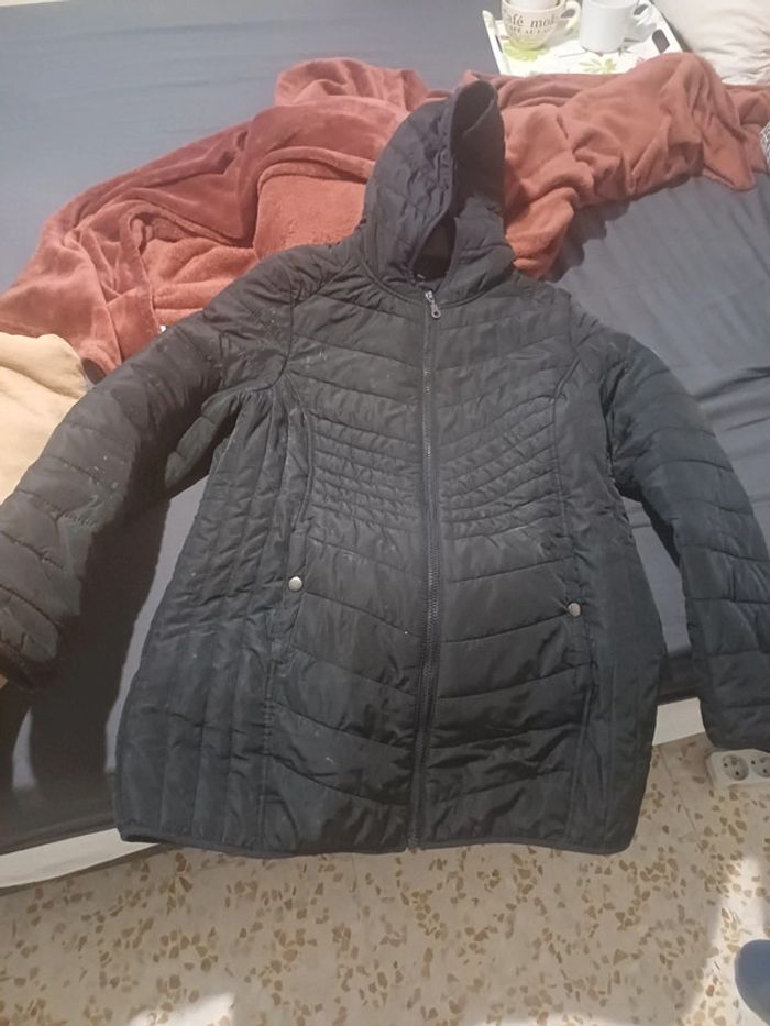 Manteau noir parka - photo numéro 2
