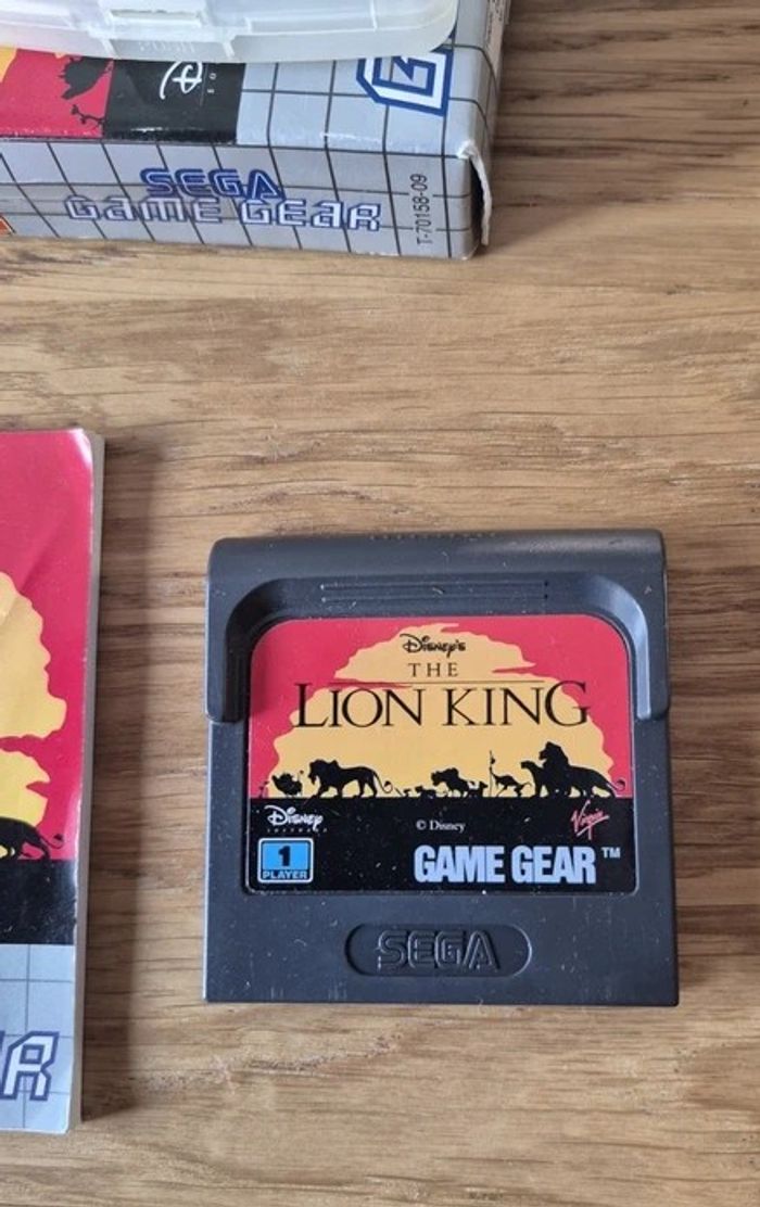 Jeu Le Roi Lion Sega Game Gear GG Complet pal euro Cib - photo numéro 9