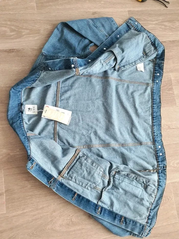 Veste en jean taille 36 coupe oversize - Neuve - photo numéro 5