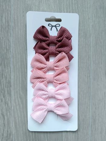 Lot de 6 barrettes à cheveux enfant