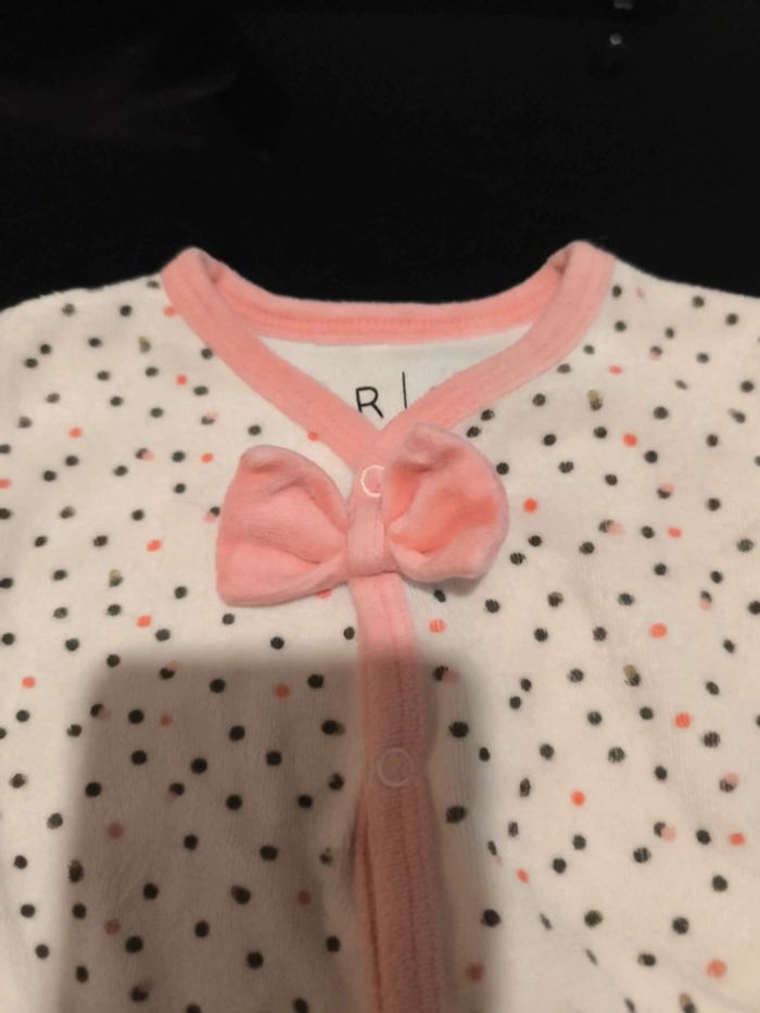 Pyjama en velours taille 3 mois - photo numéro 3