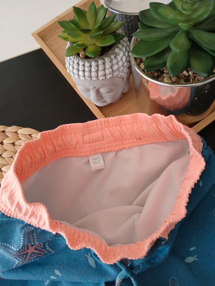 Culotte/Short de bain garçon Obaïbi Taille 18 mois🌿🦊 - photo numéro 3