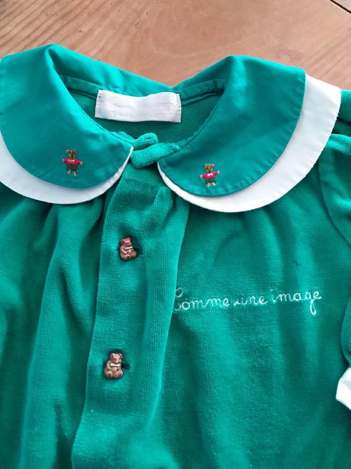 Grenouillère vintage en taille 6 mois - photo numéro 2