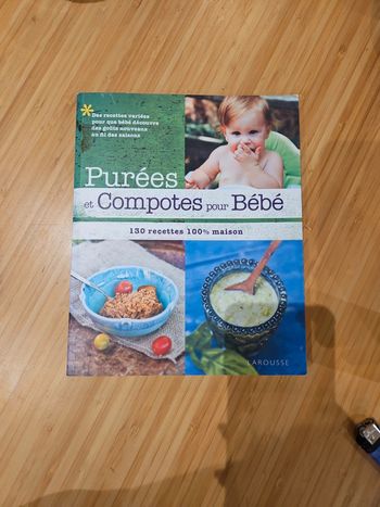 Livre purées compotes bébé