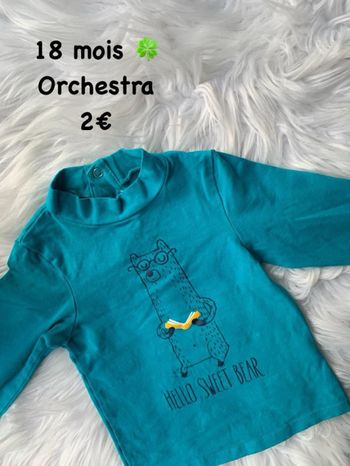T-shirt 🍀 18 mois 🍀 Orchestra