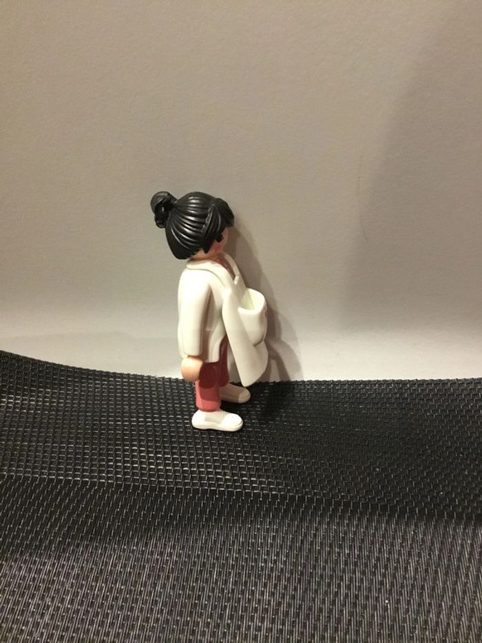 Playmobil figurine marchande vendeuse de glaces - photo numéro 5