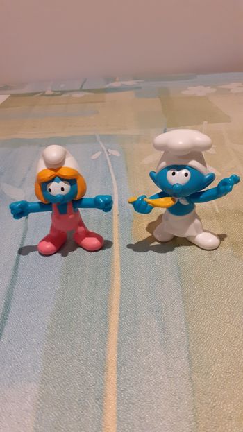 Lot de 2 figurines Schtroumf