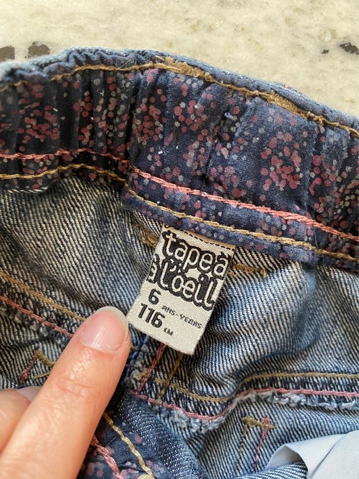 Jupe en jean Tape à l’œil 6ans - photo numéro 4