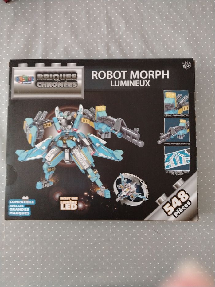 Jeu de briques robot morph lumineux - photo numéro 2