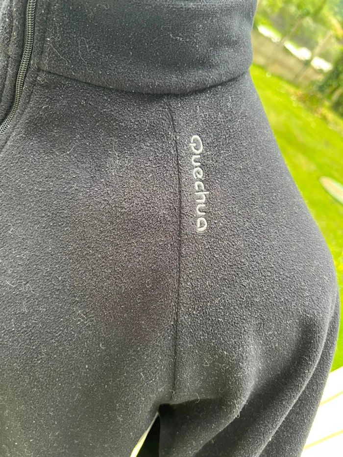Polaire quechua noir taille XL - photo numéro 3