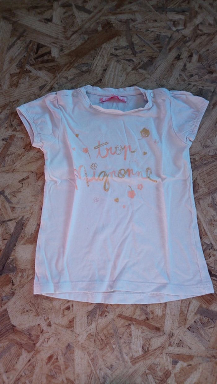T-shirt rose 3 ans