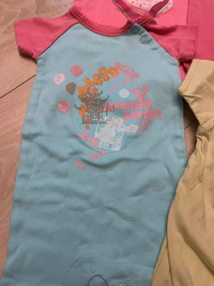 Lot de 4 pyjamas été 3 mois tex baby - photo numéro 3