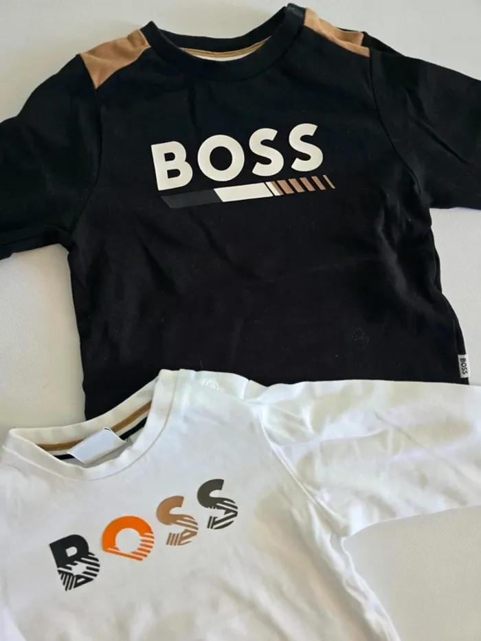 Lot de 2 tee-shirts manches longues Hugo Boss - photo numéro 2