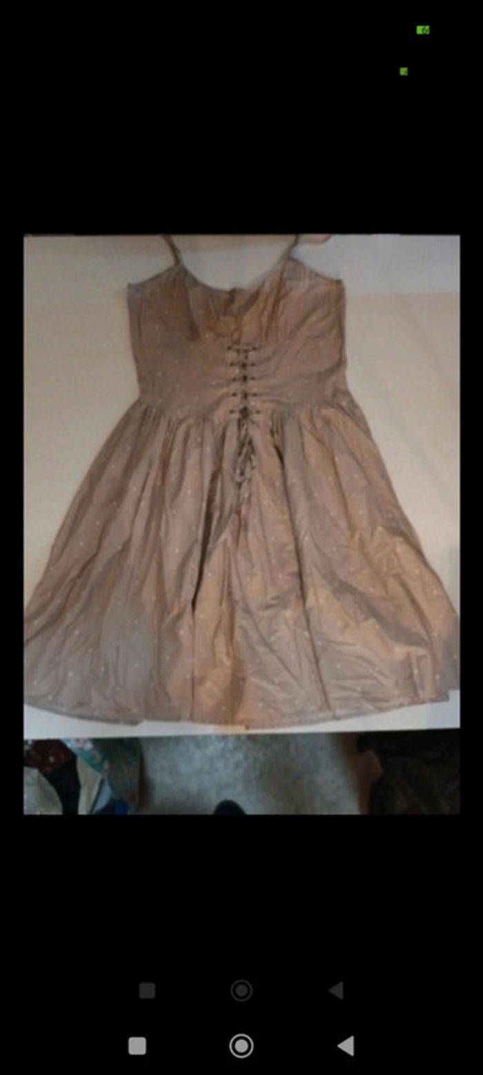 Robe femme Mais il est où le soleil taille 42 bustier noué sur le devant rétro vintage