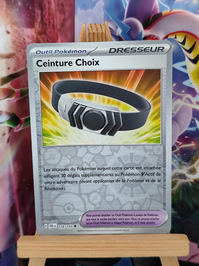Ceinture Choix reverse 176/193 évolutions à Paldea