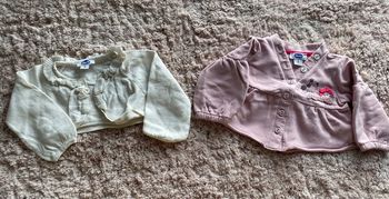 Lot de 2 gilets boléro Chicco 3 mois