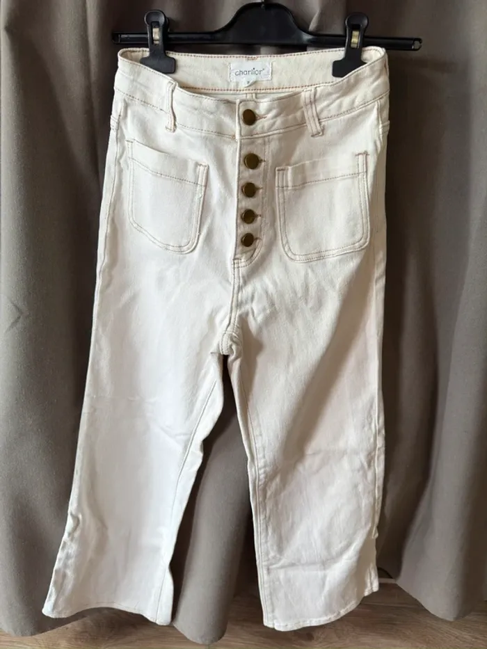 Pantalon blanc Charlior - Taille S