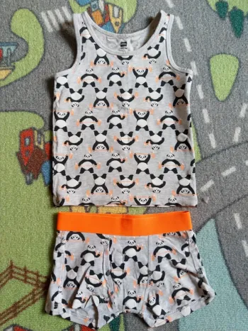 Ensemble maillot de corps et boxer taille 98-104 cm, 2-4 ans