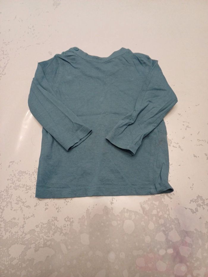 Lot 5 t-shirts Garçon manches longues 12 mois Gemo très bon état - photo numéro 10