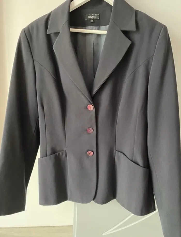 Veste blazer Kookai 42 bleu marine - photo numéro 7