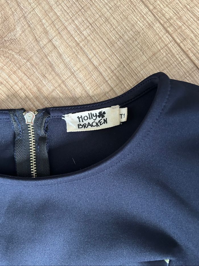 Robe noire et imprimée sans manches Molly Bracken taille 1 jamais portée - photo numéro 9