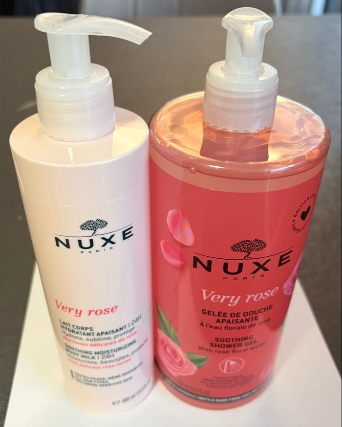 Duo Nuxe "Very Rose" - Lait Corps & Gelée de Douche - photo numéro 3