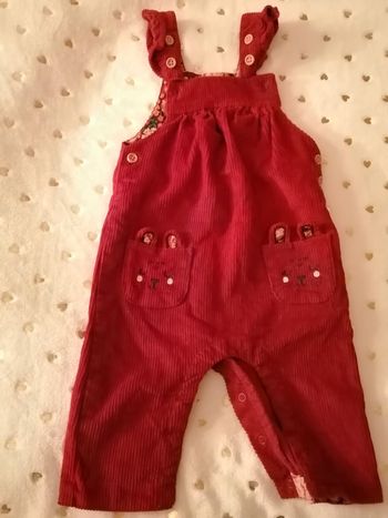 Salopette bébé fille 9 mois dpam