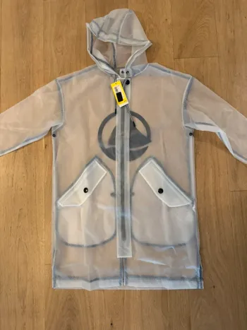 Ciré Petit Bateau femme taille XS/S blanc transparent neuf avec étiquette