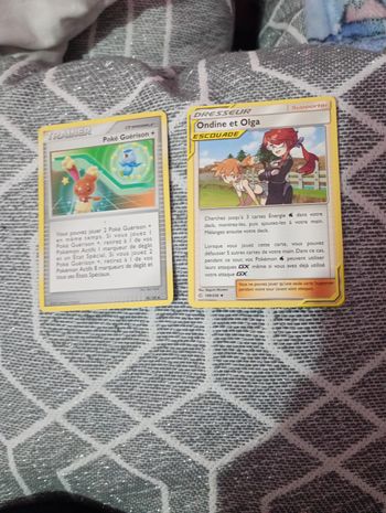 Lot de 2 cartes Pokémon