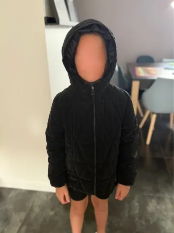 Doudoune noire Zara fille 9 ans