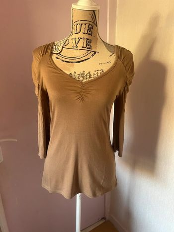 Haut femme marron Urban Gémo taille M