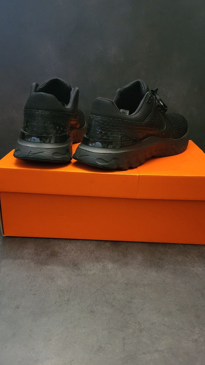 Nike React Infinity Run Flyknit 3 Triple Black - DH5392005 - Size : 45.5 🌈🌈 - photo numéro 5