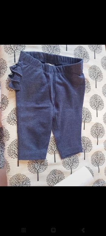 Legging taille 0/3mois 62cm primark